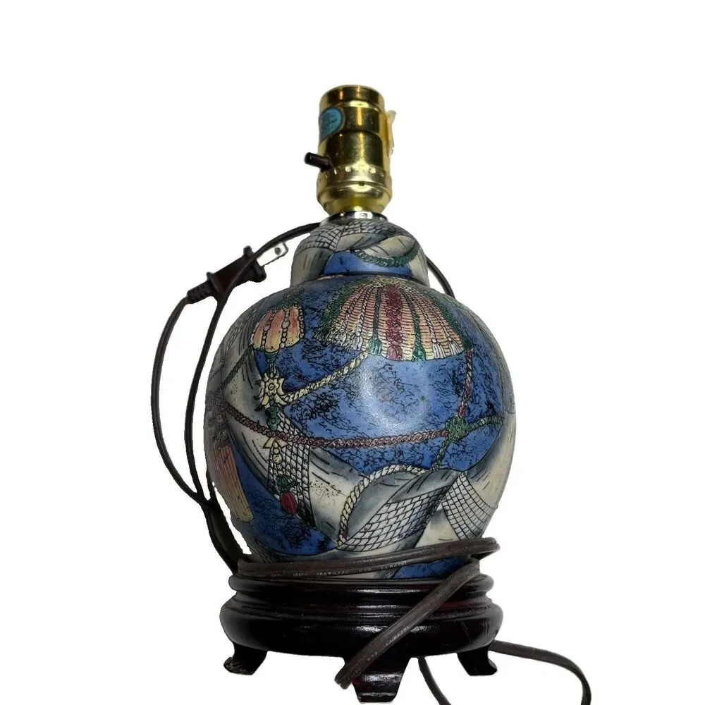 Unbranded chinoiserie blue